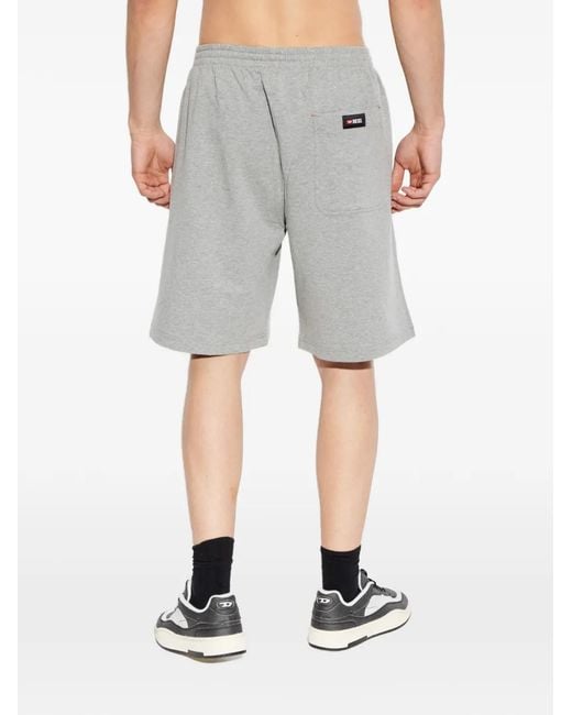 DIESEL Gray Lucas-D-Core Drawstring Shorts for men