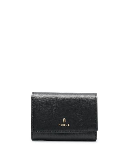 Furla Black Medium Camelia Leather Wallet