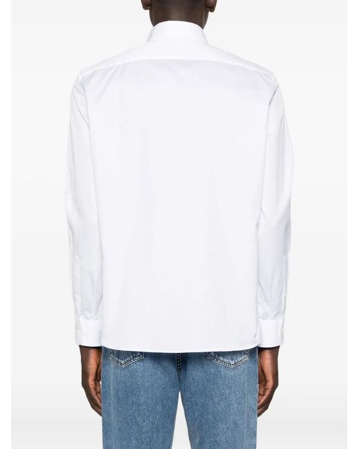 Brunello Cucinelli Button-Up Overhemd in het White voor heren