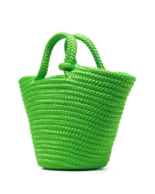 Balenciaga S Ibiza Basket Tote Bag in Green | Lyst