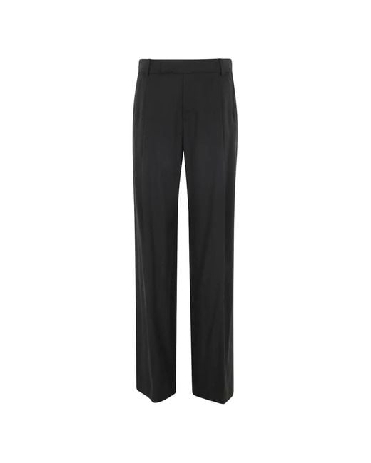 FEDERICA TOSI Black Pleated Trousers