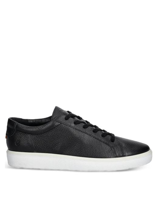 Ecco Black Soft 60 Lace-Up Sneakers