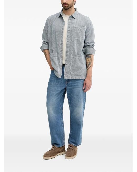 Barbour White Logo-Print T-Shirt for men