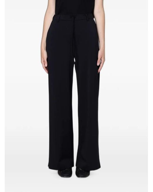Max Mara Black Lagoraio Palazzo Pants