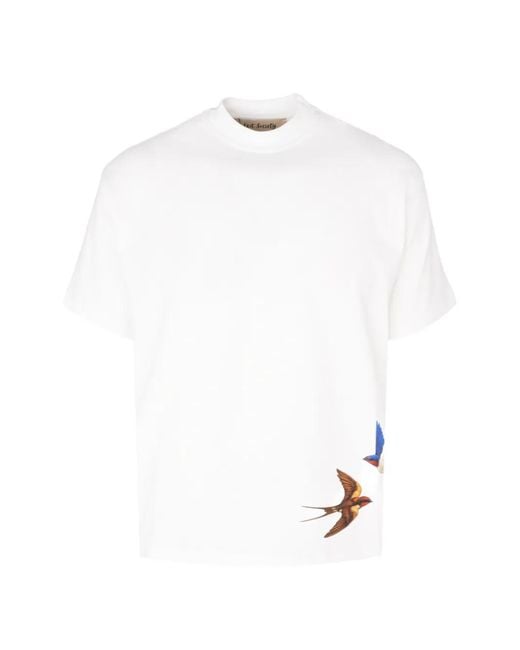 Exit Society White Bird-Print T-Shirt for men