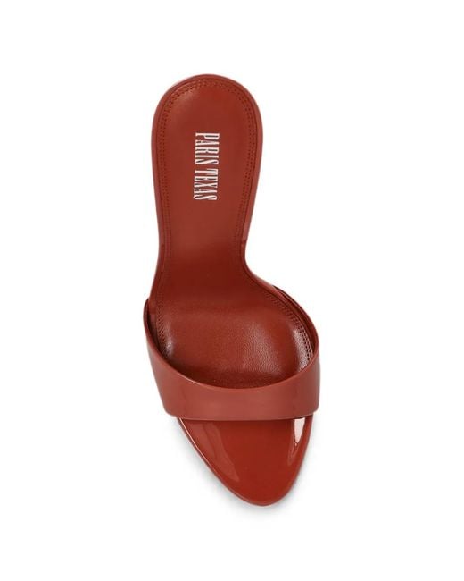 Paris Texas Red Lidia Heeled Sandals