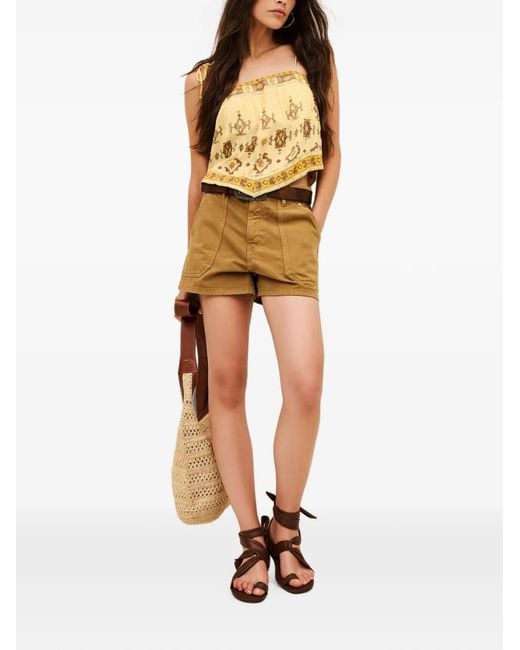 Ba&sh White Zeli Blouse