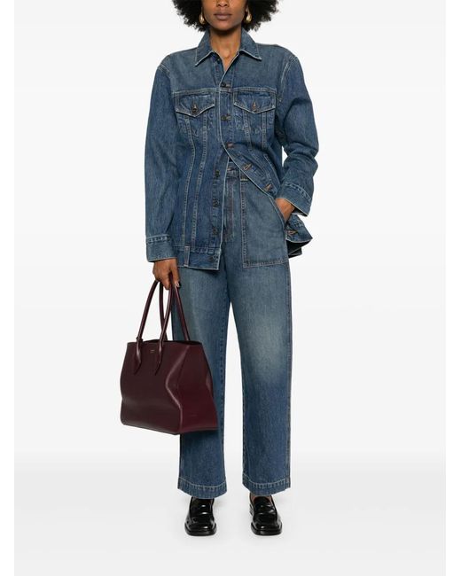 Khaite Blue Ross Oversized Jacket