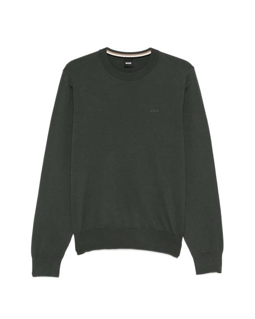 Pull À Bords Rayés Boss pour homme en coloris Green