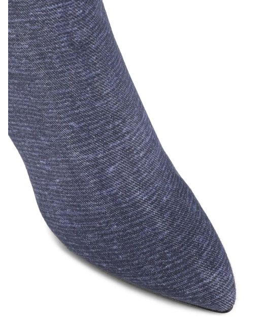 Antonio Barbato Maestri Veneziani Blue 70Mm Denim Boots