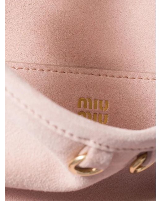 Miu Miu Pink Tote Bag mit Quastendetail