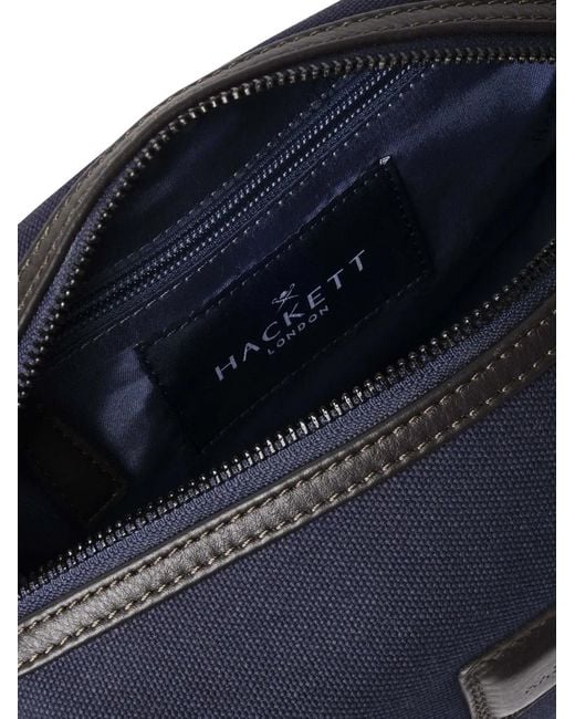 Hackett Wells Kulturbeutel in Blue für Herren