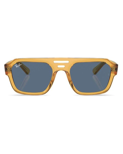 Ray-Ban Blue Corrigan Bio-based Square-frame Sunglasses