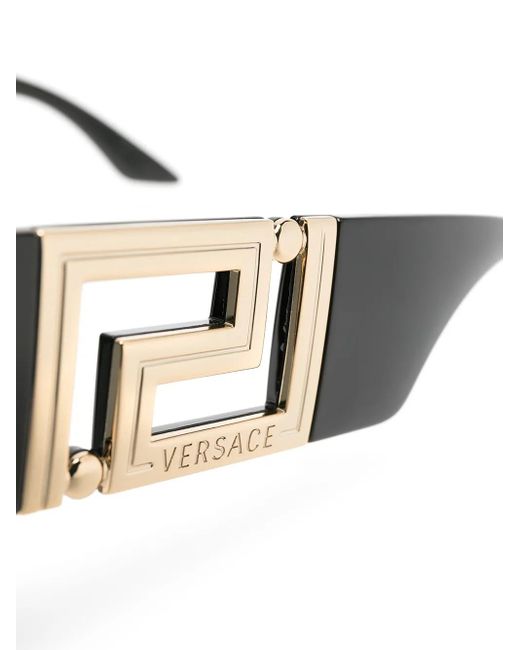 Versace Black Oversize-Frame Sunglasses for men