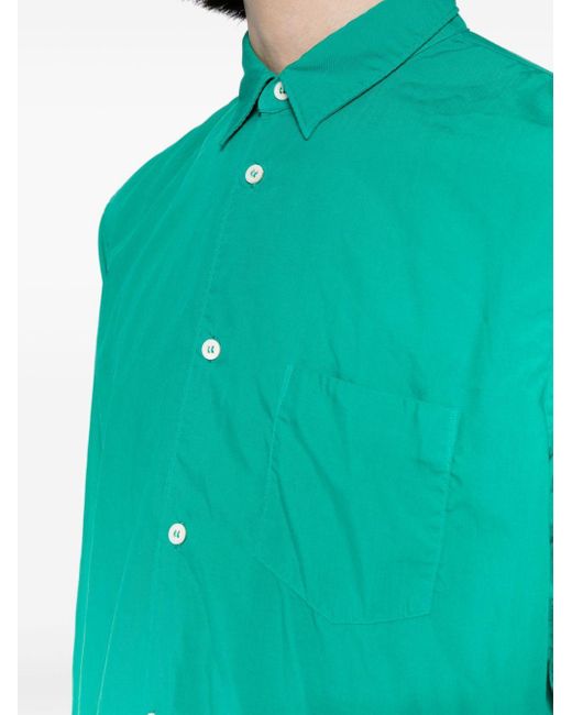 Camisa de vestir con manga larga Comme des Garçons de hombre de color Green