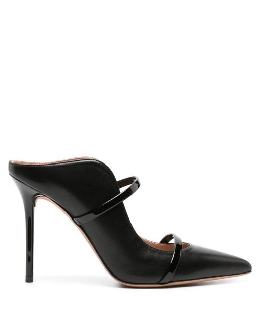Malone Souliers Black Maureen 100mm Leather Mules