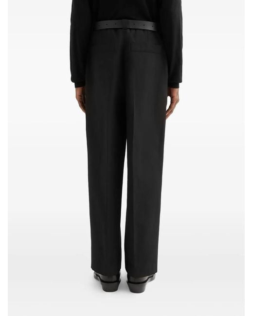 Jil Sander Black Cotton Trousers for men
