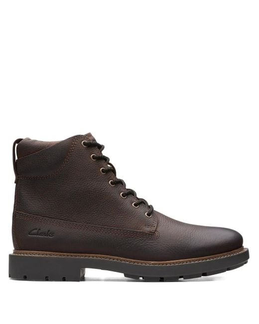 Clarks Brown Craftdale 2 Boots for men