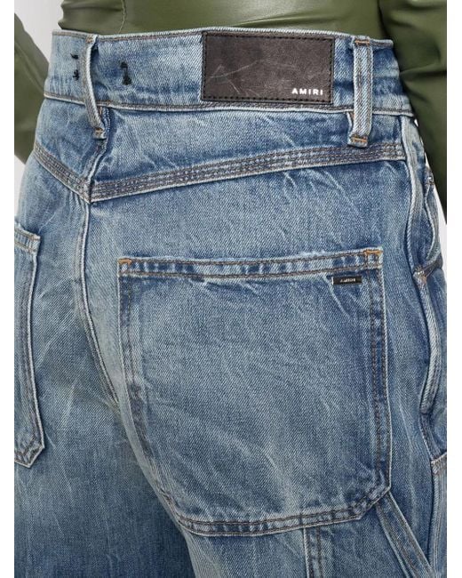 Vaqueros Con Efecto Lavado Amiri de color Blue