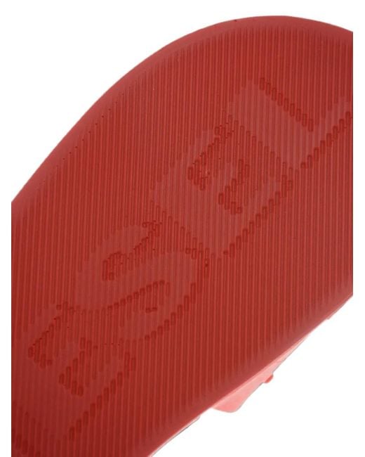 DIESEL Pink Sa-Mayemi Embossed-Logo Slides