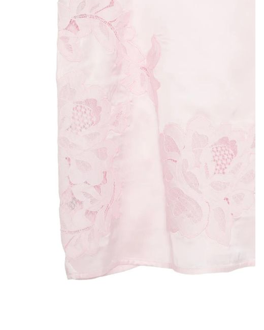 Herskind Pink Frida Lace-Insert Top