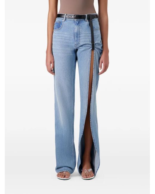 Coperni Blue Jean À Empiècements Contrastants
