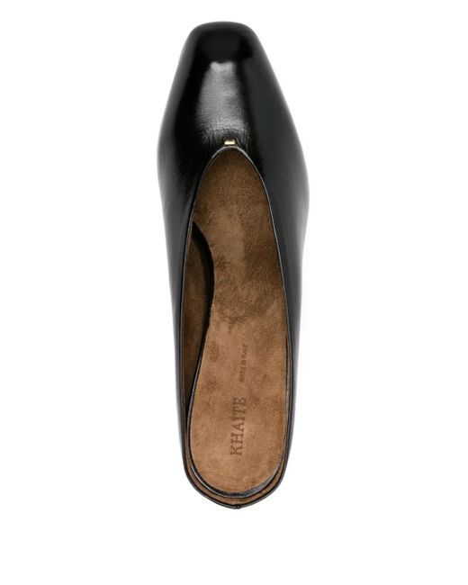 Khaite ウェッジヒール ミュール Black