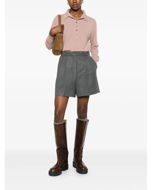 Herskind Gray Tailored Shorts