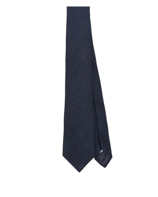 Cravate À Bout Pointu Tagliatore pour homme en coloris Blue