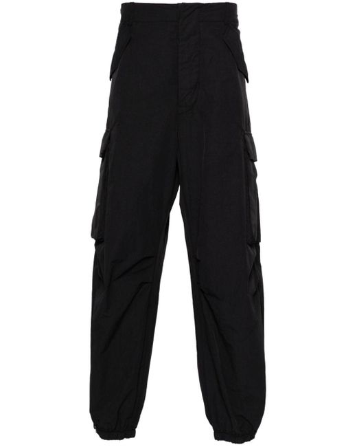 Pantalon en coton à poches cargo Laneus pour homme en coloris Black