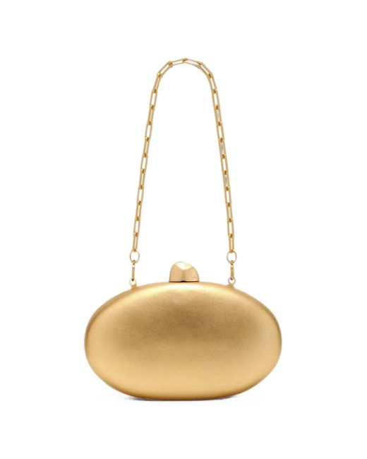 Cult Gaia Natural Eviana Clutch