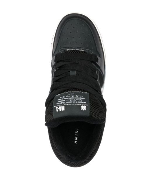 Amiri Ma-1 Sneakers Met Vlakken in het Black voor heren