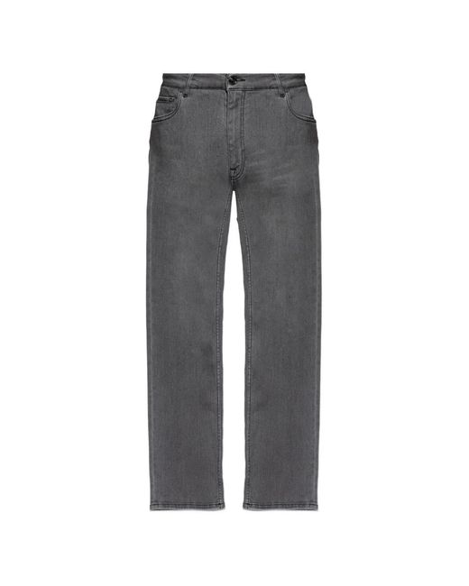 Etro Gray Five-Pocket Jeans for men