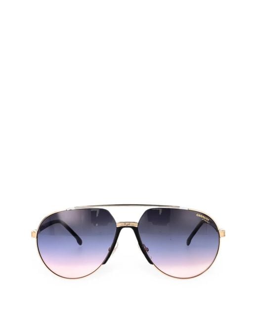 Carrera Blue Pilot-Frame Sunglasses for men