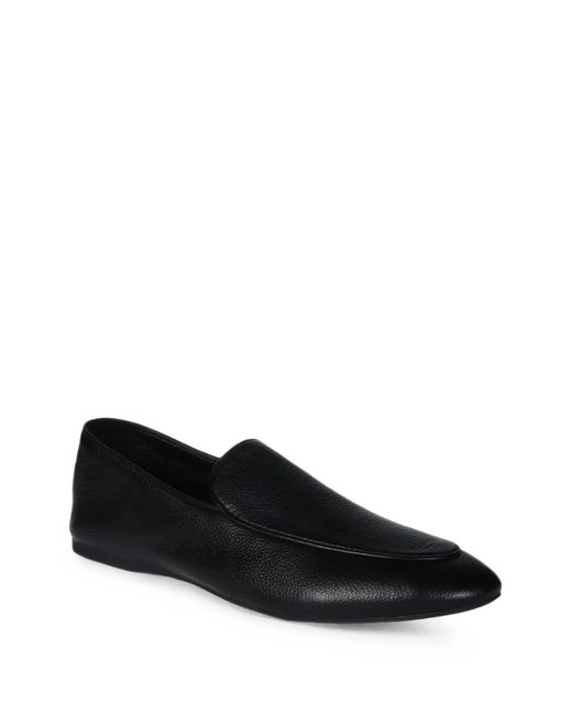 Senso White Marcel Grained-Leather Loafers