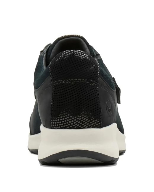 Clarks Black Adorn Strap Sneakers
