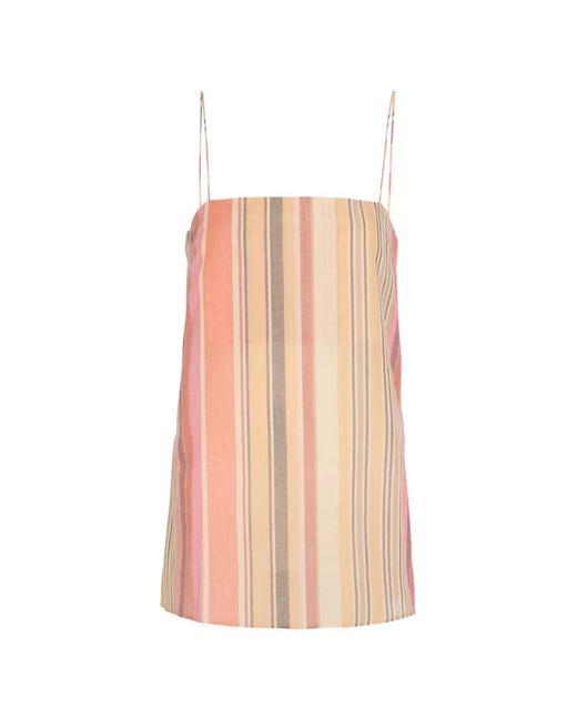 Faithfull The Brand White Aina Striped Camisole
