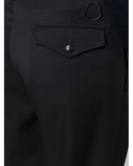 Moncler Blue 23Fw Straight Pants for men