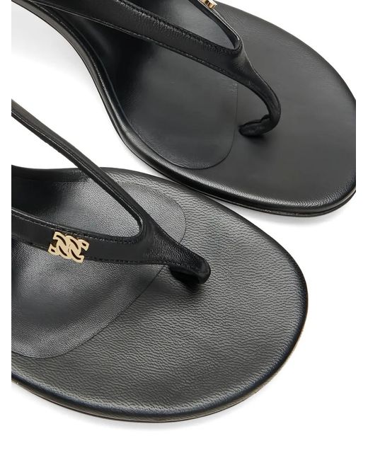 Casadei Black Chic Julia Leather Sandals
