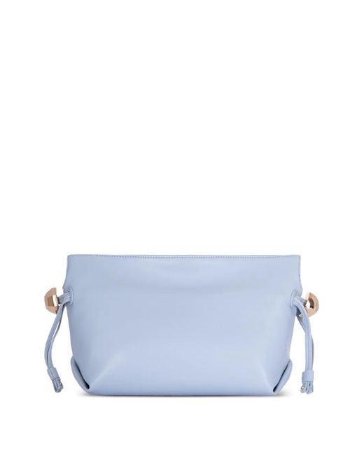 Liu Jo Blue Drawstring Shoulder Bag