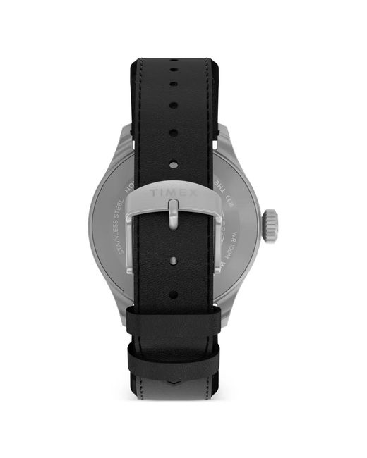 Timex Black Waterbury Ace 41Mm Watch for men
