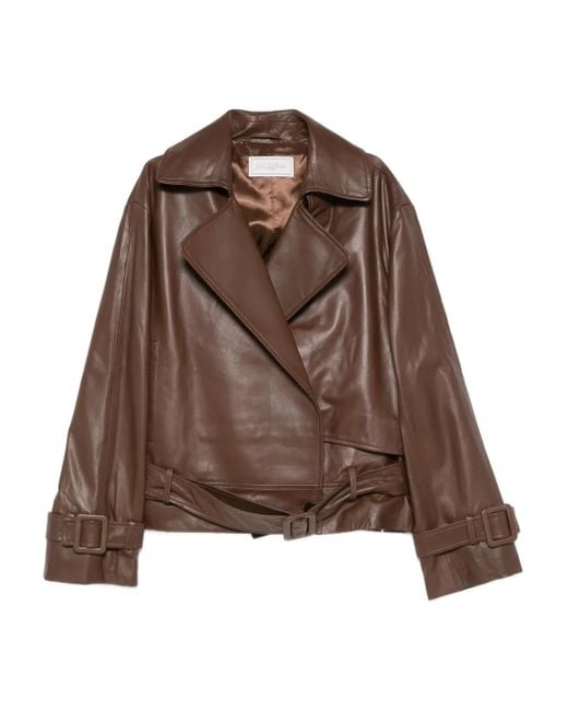 Antonelli Brown Belted Jacket