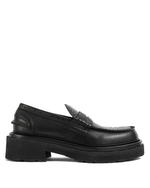 Sacai Black Wingtip Loafer