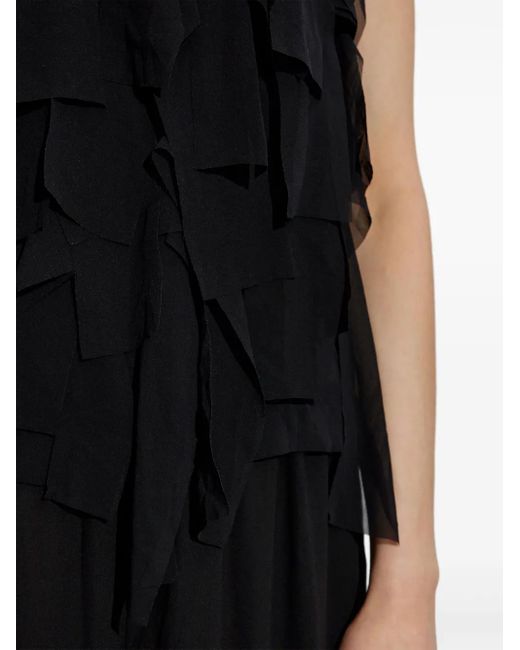 Top Con Inserti di Comme des Garçons in Black