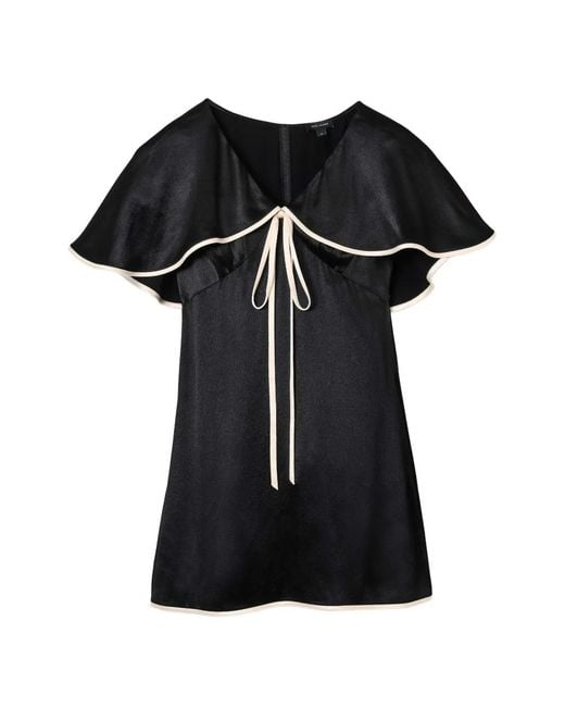 Marc Jacobs Black Cape Mini Dress