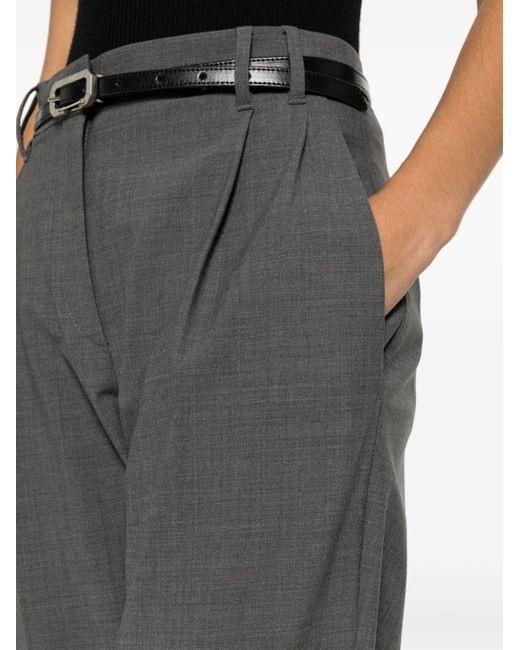 Pantalones de vestir con pinzas Brunello Cucinelli de color Gray