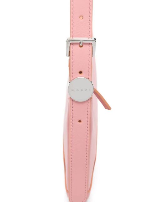 Marni Pink Zip-Fastening Shoulder Bag