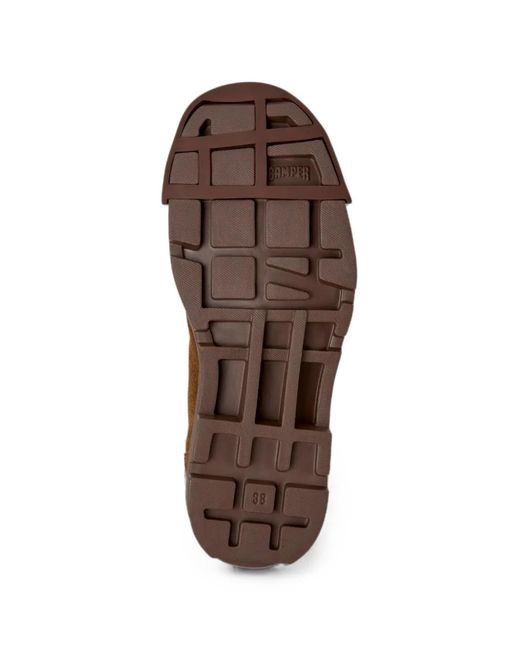 Camper Brown Junction Suede Ankle Boots