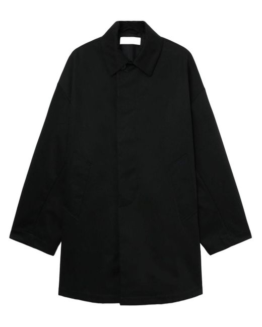 Random Identities Einreihiger Mantel in Black für Herren