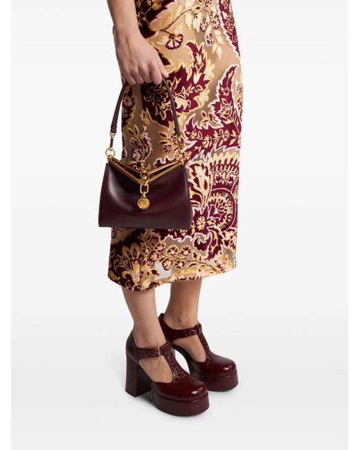 Etro Purple Small Vela Bag